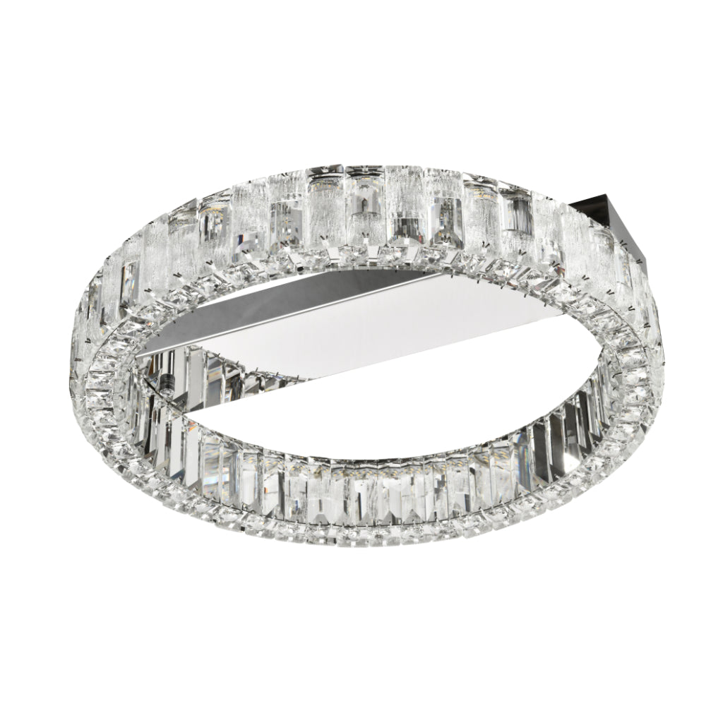 Rias Gold or Chrome 40W CCT 50cm Close to Ceiling with Remote