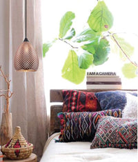 Thumbnail for RICTUS: Bohemian Glass with Quadrilateral Segments Ellipse Shape Pendant Lights