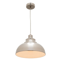 Thumbnail for Risto 1 Light Pendant Satin Chrome