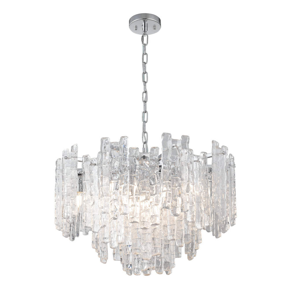 Riviera 10 Light Pendant Chrome