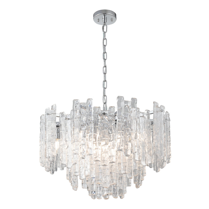 Riviera 10 Light Pendant Chrome