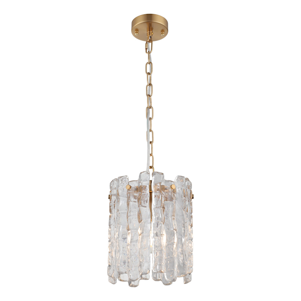 Riviera 1 Light Pendant Gold