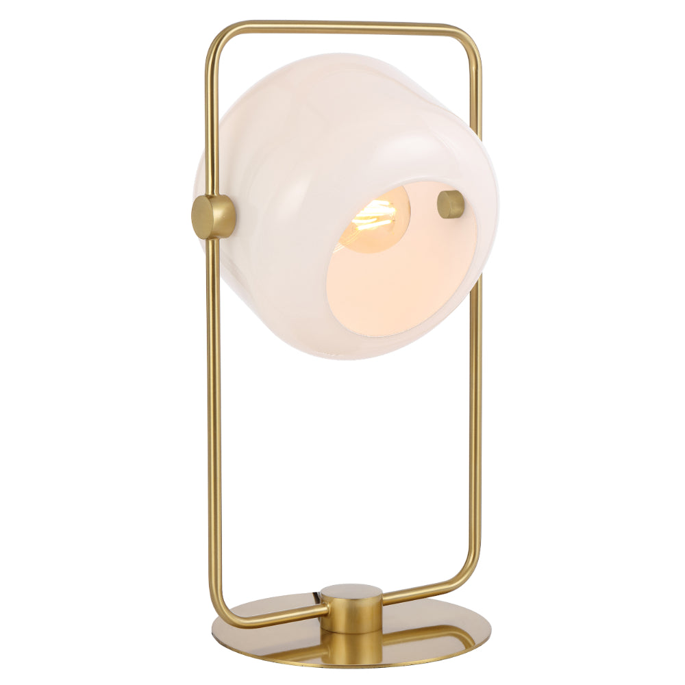 Rocha Black/Smoke, Black/Opal or Gold/Opal Table Lamp