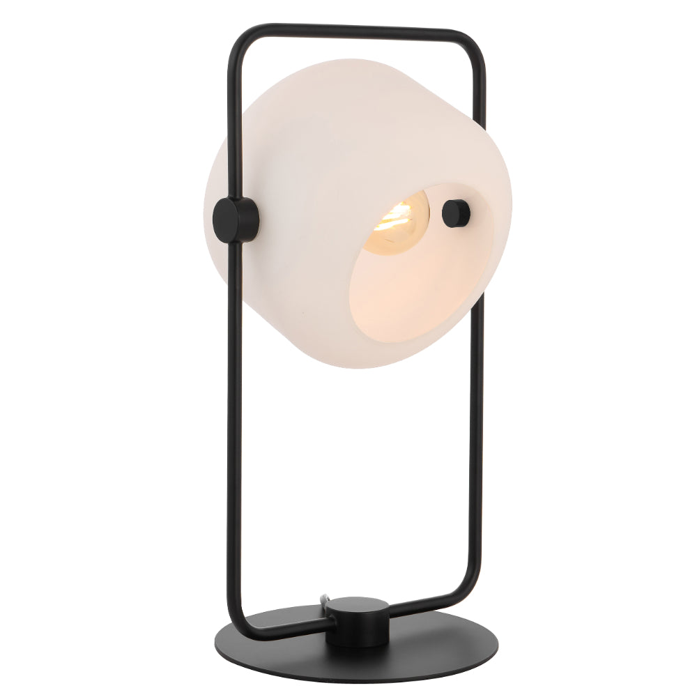 Rocha Black/Smoke, Black/Opal or Gold/Opal Table Lamp