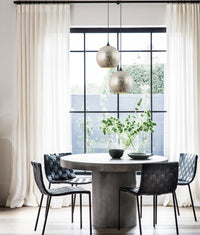 Thumbnail for ROCHE: Interior Wine Glass Shape Matte Gold / Chrome Glass Pendant Lights
