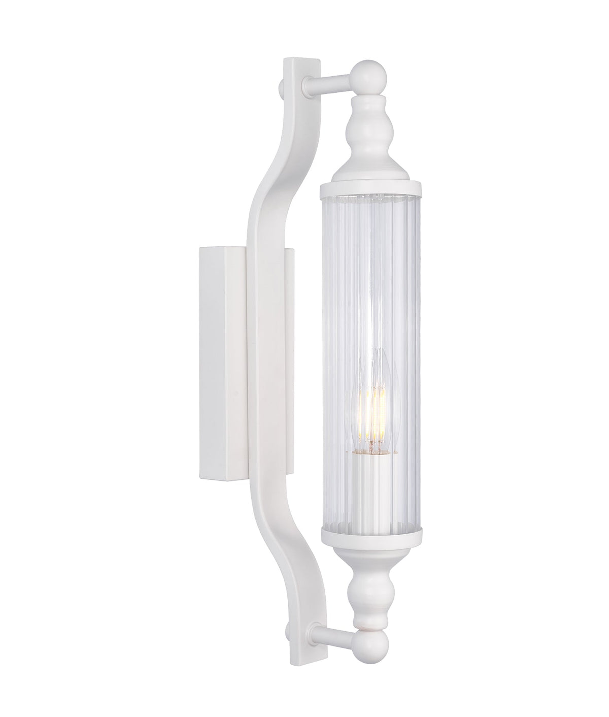 RODILLO: Interior Tubular Clear Glass Wall Lights