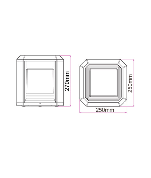 RUBIK1-2 Dimensions