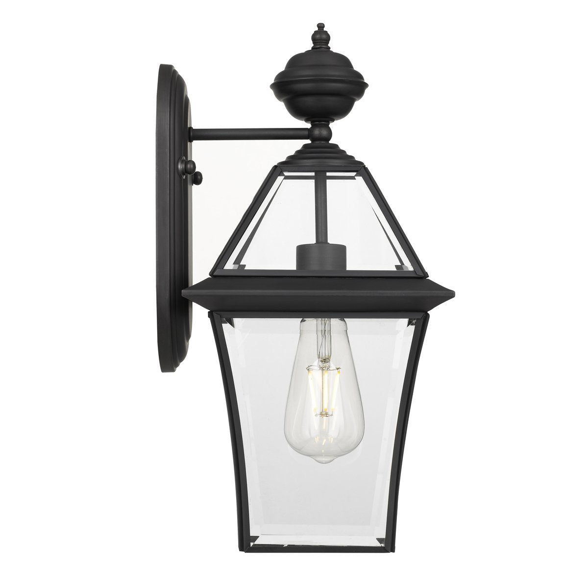 Rye Small IP44 Exterior Wall Light in Black