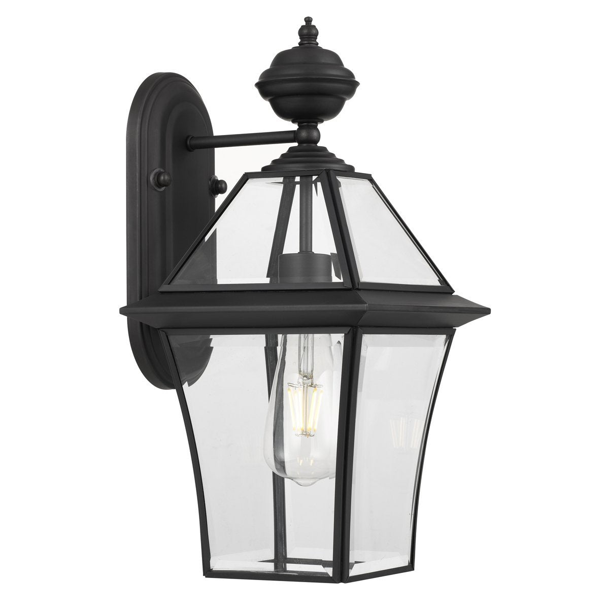 Rye Small IP44 Exterior Wall Light in Black