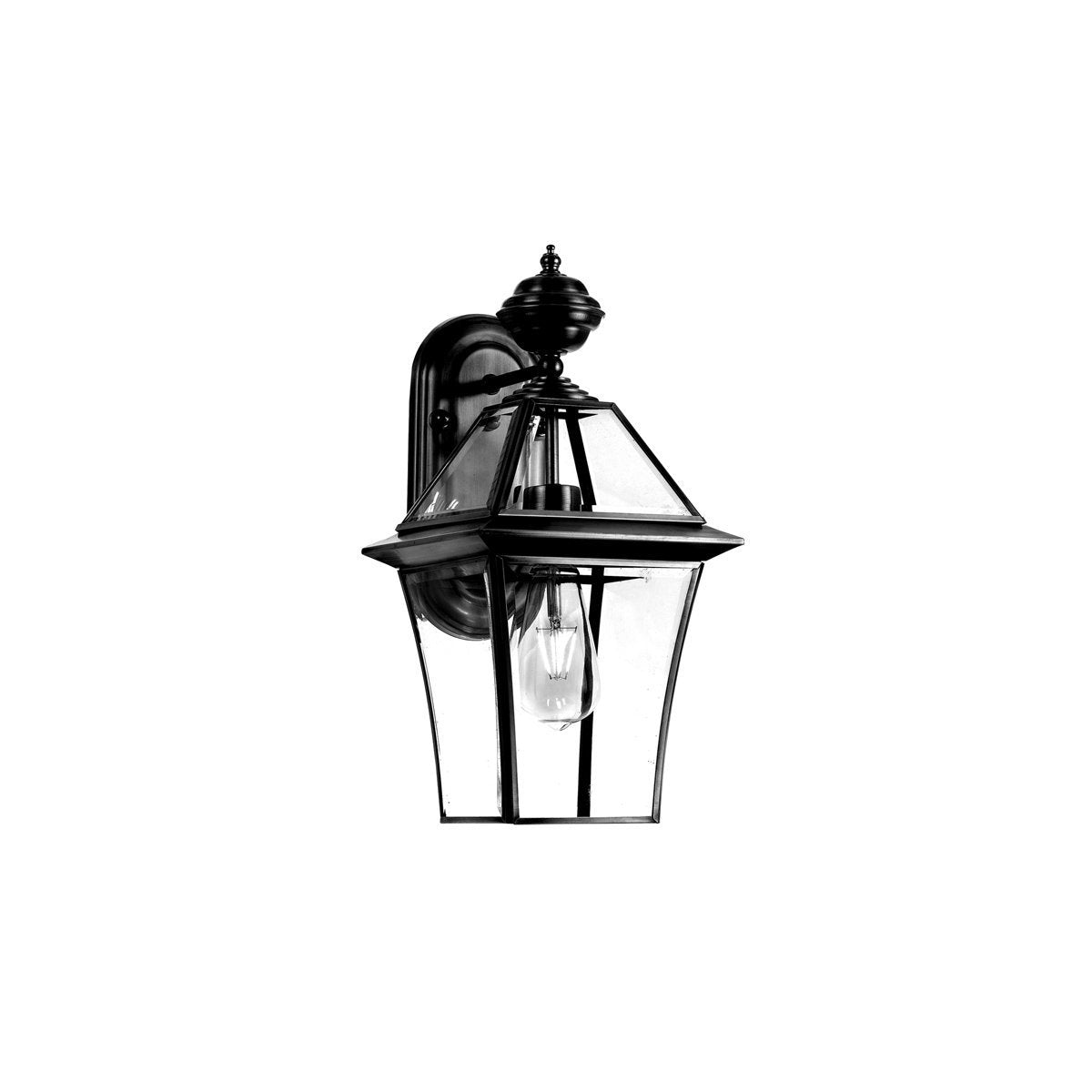 Rye Small IP44 Exterior Wall Light in Black