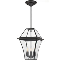 Thumbnail for Rye 270mm IP44 E27 Black Exterior Pendant Light