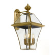 RYE 27 SOLID BRAS EXTERIOR WALL LIGHT