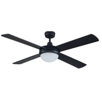 Thumbnail for Rotor 52'' LED Light Black Ceiling Fan - ROTOR52BLK