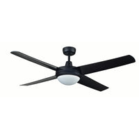 Thumbnail for Rotor LED Light 52'' Black Ceiling Fan with ABS Blades - ROTORBLK2