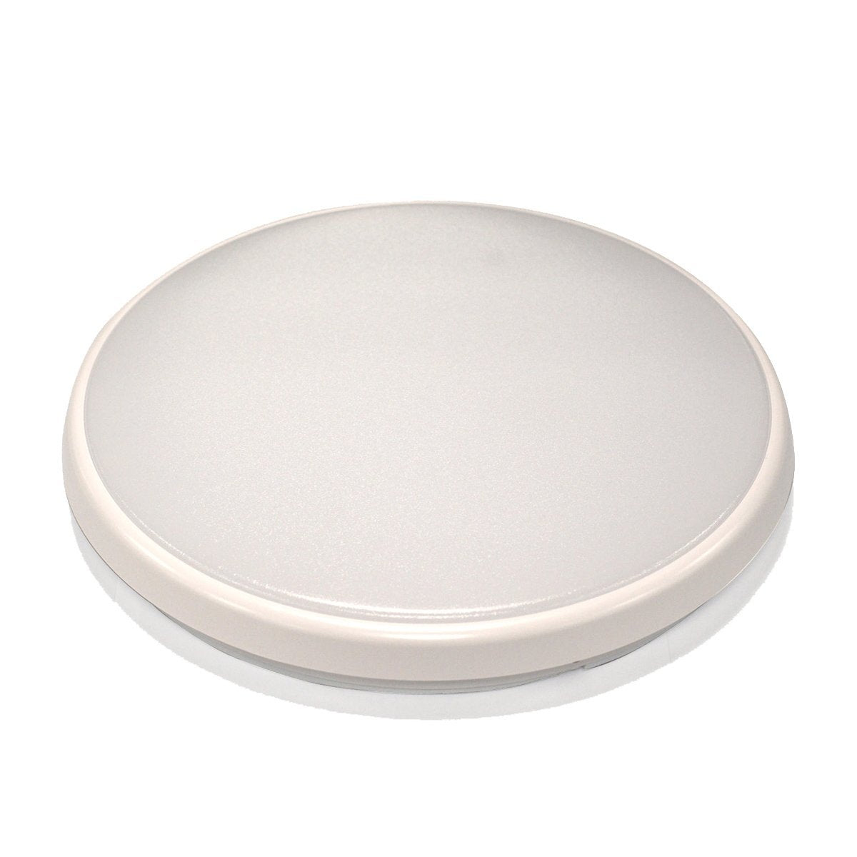 Round 28W LED Ceiling Light - White Frame in Warm White - LEDOYS28WRNDWHWW