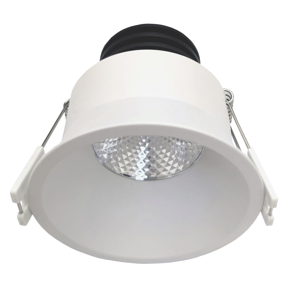 Unifit LED Tri-Colour Fixed Downlight 10W 3/4/5.7K Dimmable Black 