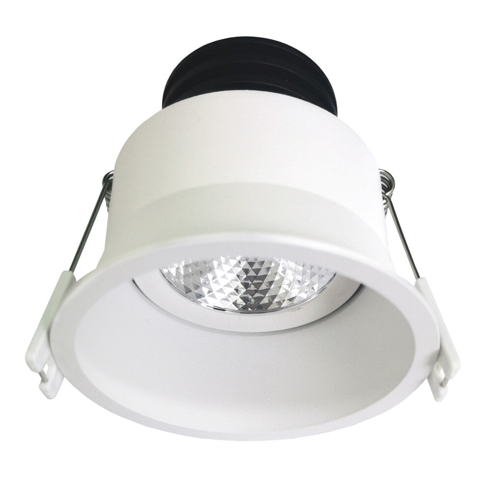 Unifit LED Tri-Colour Centre Tilt Downlight 10W 3/4/5.7K Dimmable White 