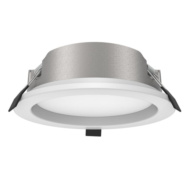 Exmouth LED Tri-Colour Downlight 22W 184mm 3/4/6K Silver