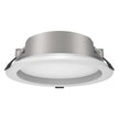 Exmouth LED Tri-Colour Downlight 38W 225mm 3/4/6K Silver