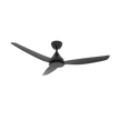 SAL Croydon 48 inch AC ceiling fan in black, no light