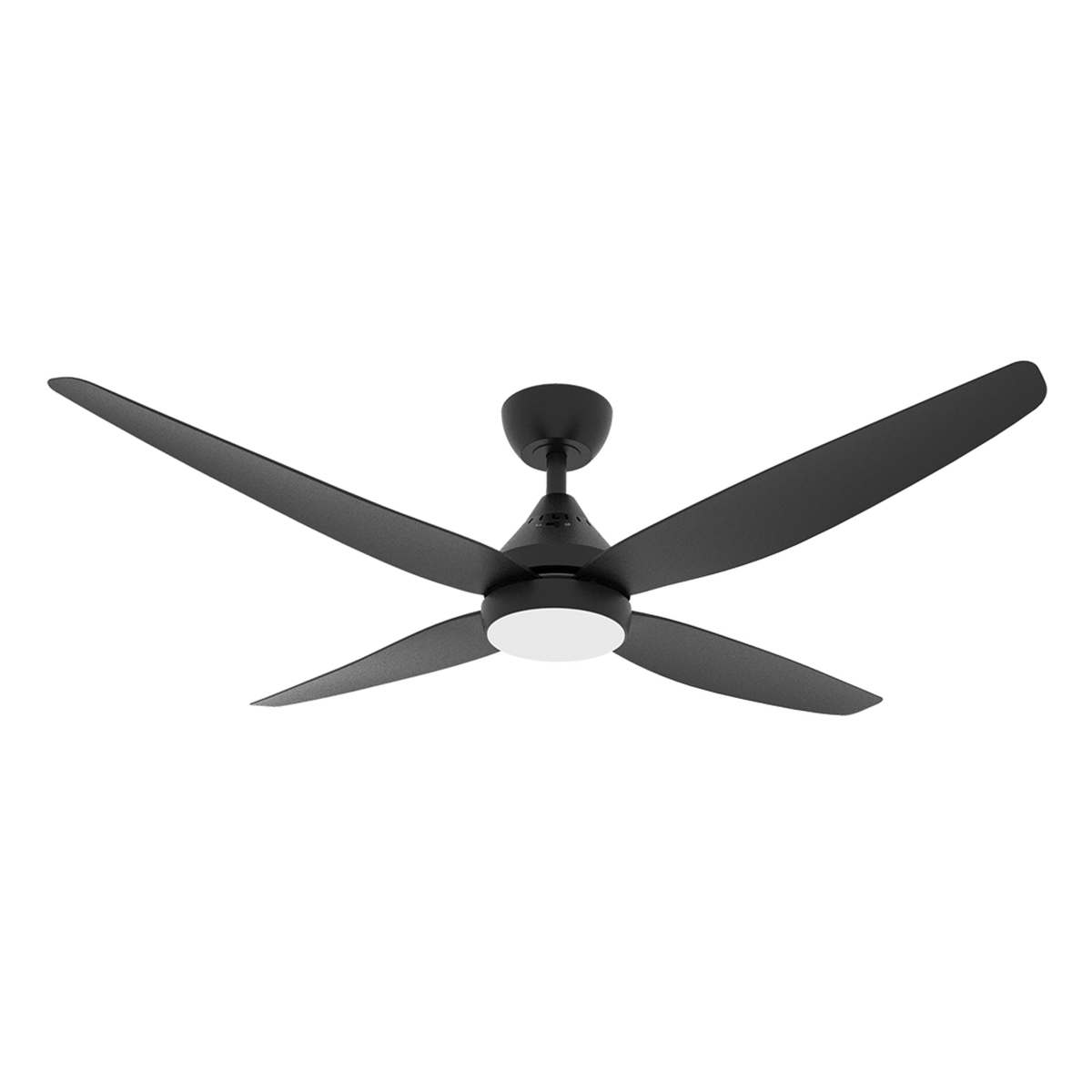 SAL Dalby 56 inch AC ceiling fan in black with 20W LED light