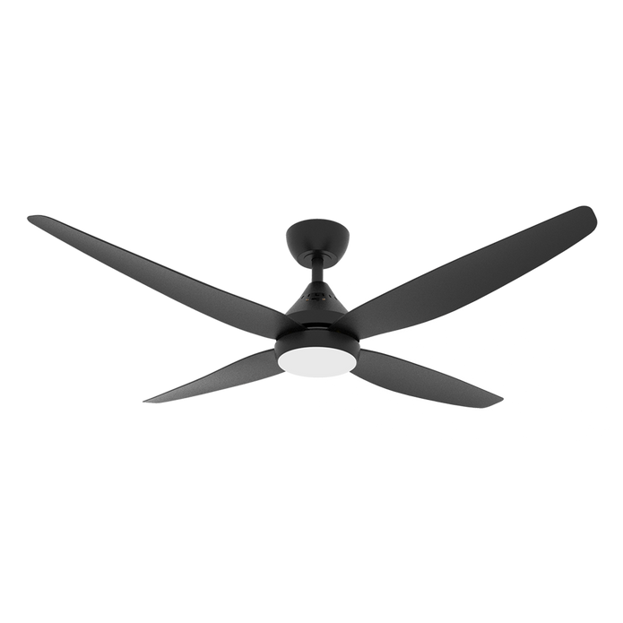 SAL Dalby 56 inch AC ceiling fan in black with 20W LED light
