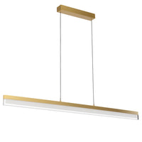 Thumbnail for Salas Pearl Grey, Coffee Gold or Brass 30W 3000K LED Linear Pendant