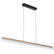 Salas Pearl Grey, Coffee Gold or Brass 30W 3000K LED Linear Pendant