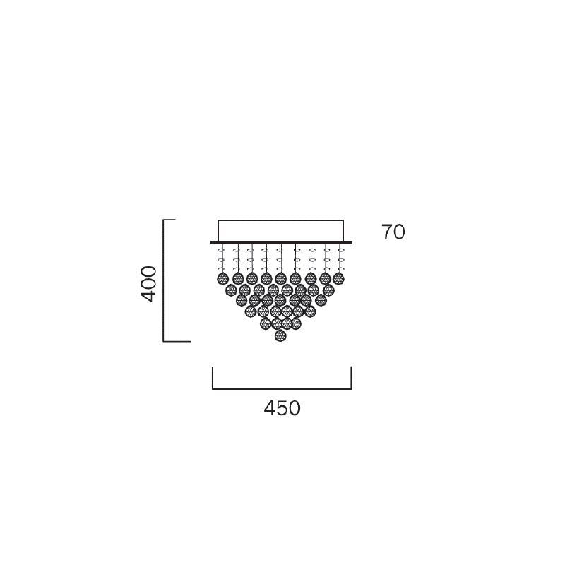 SAVINA-CTC45-CH Dimensions