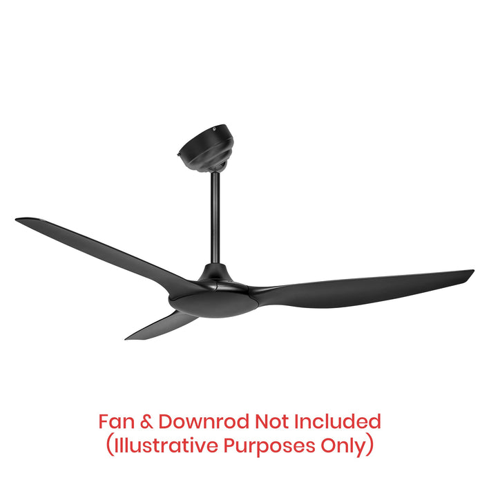 Three Sixty 45 Degree Sloping Ceiling Canopy Black (Compatible with all models excluding Kensington)
