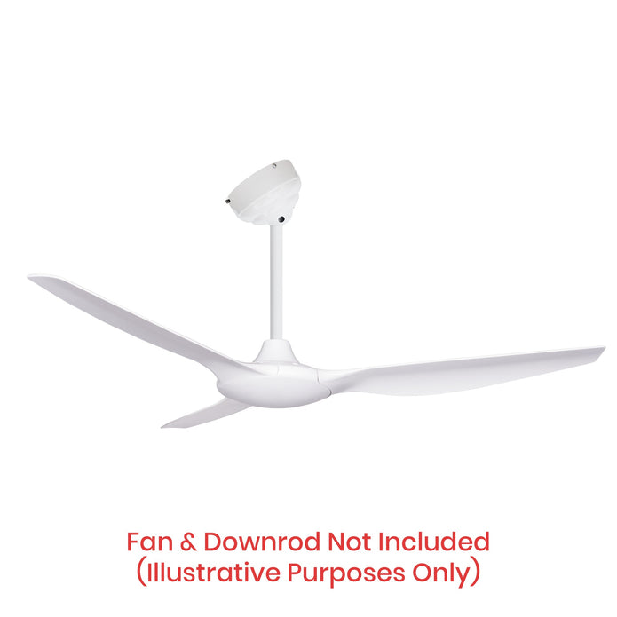 Three Sixty 45 Degree Sloping Ceiling Canopy Matte White (Compatible with all models excluding Kensington)