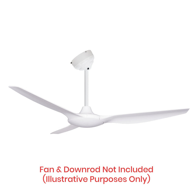 Three Sixty 45 Degree Sloping Ceiling Canopy Matte White (Compatible with all models excluding Kensington)