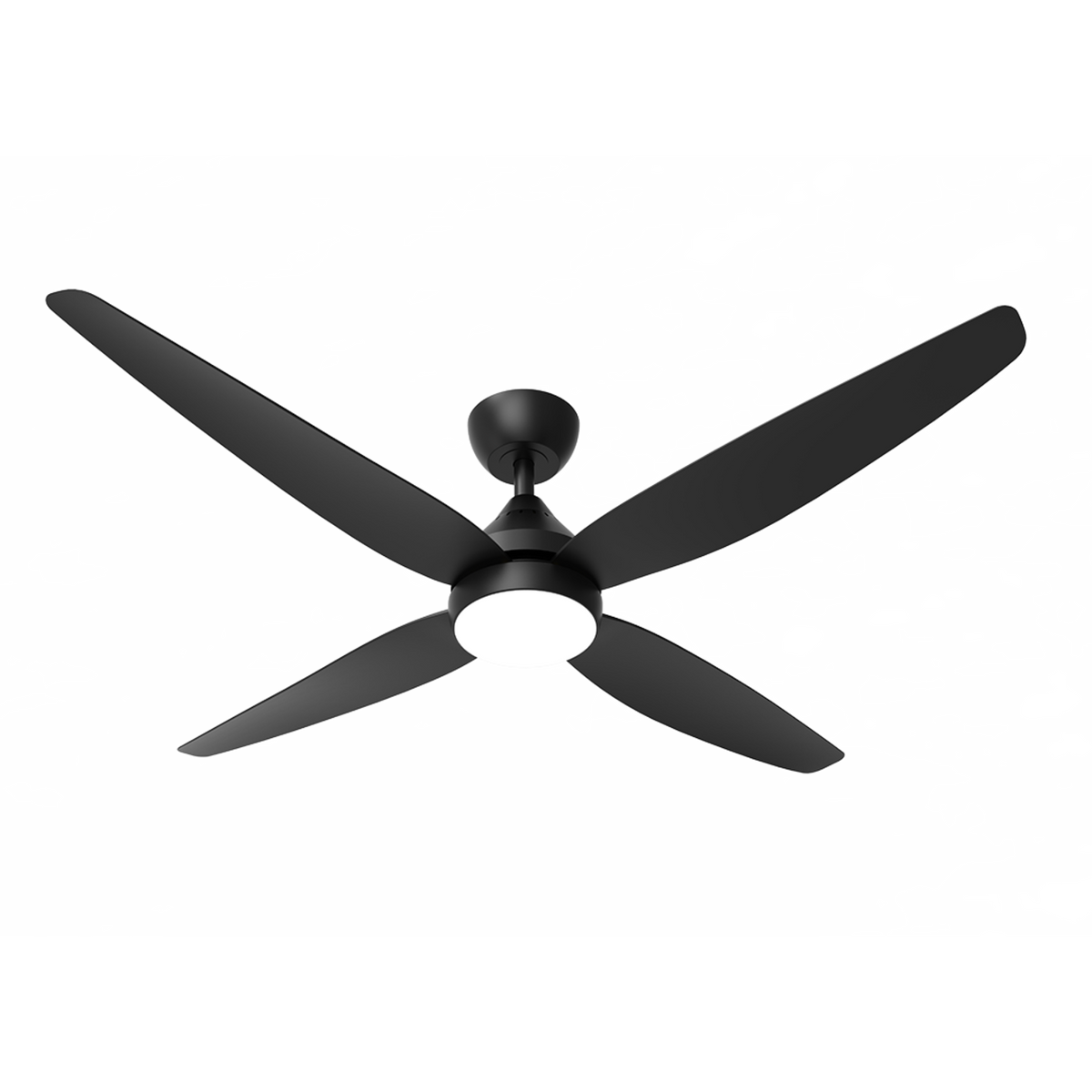 SAL Forbes 52 inch DC ceiling fan in black with 22W LED light