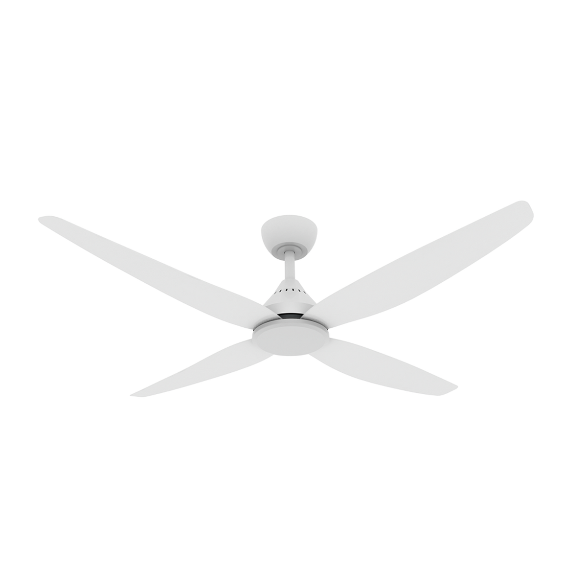 SAL Forbes 52 inch DC ceiling fan in white, no light