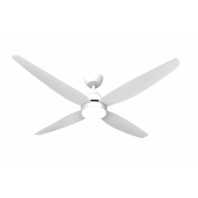SAL Leura 56 inch DC ceiling fan in white with 22W LED light