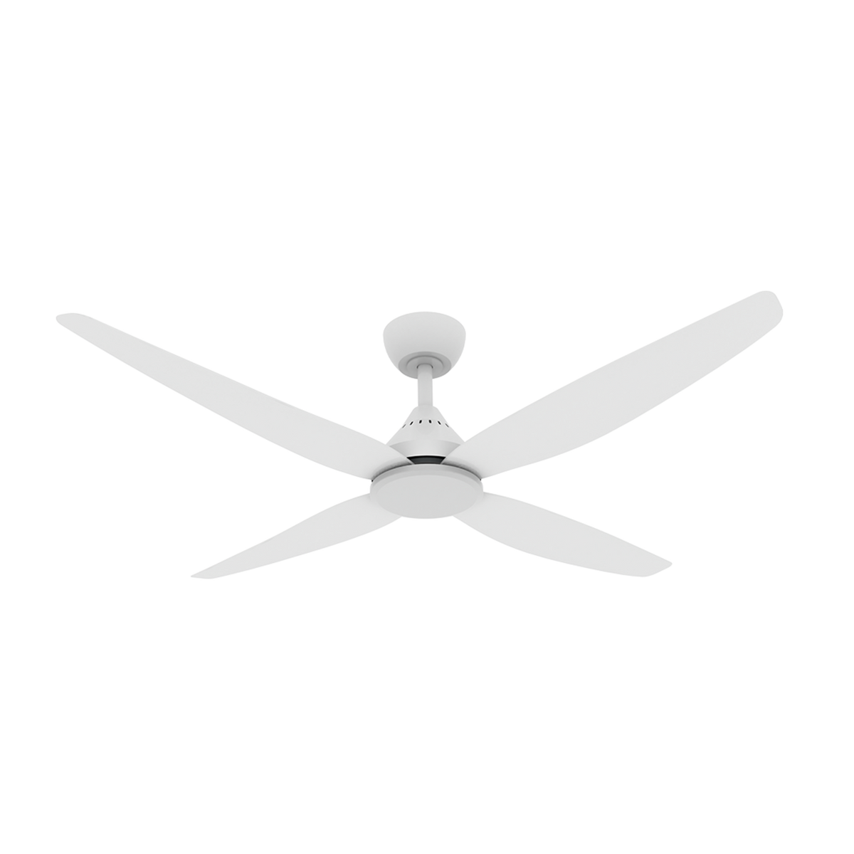 SAL Leura 56 inch DC ceiling fan in white, no light