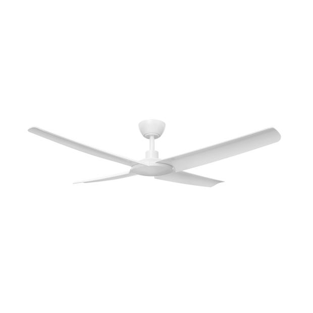 SAL Barden 52 inch DC ceiling fan in white, no light