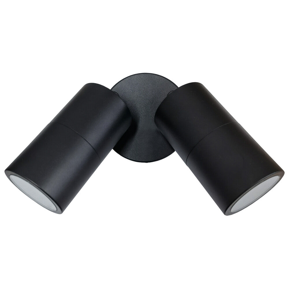 Bondi LED Adjustable Twin Wall Light IP65 Aluminum Stainless 2X4W 3/4/6K GU10