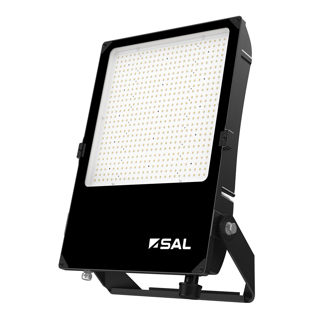 SAL Floodlight 240V 480W Mp 5K CRI80 IP66 IK08 T3S Black