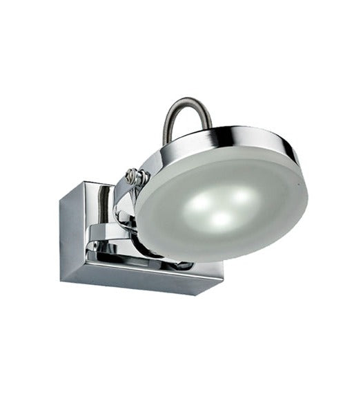 SEATTLE: City Series LED Interior Single Adjustable Chrome Wall Light