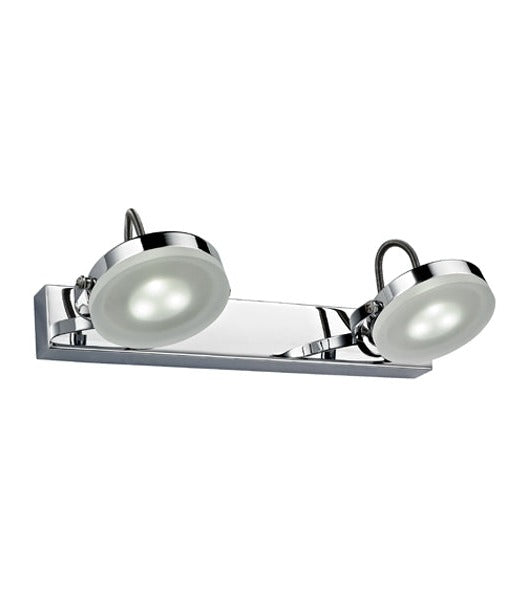 SEATTLE: City Series LED Interior Adjustable Medium Bar Chrome Wall Light
