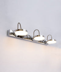 Thumbnail for Seattle 3 x 3 Watt LED Internal Adjustable Bar Wall Light in Chrome