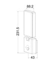 SEC: Surface Mounted LED Security Lights with Sensors IP65