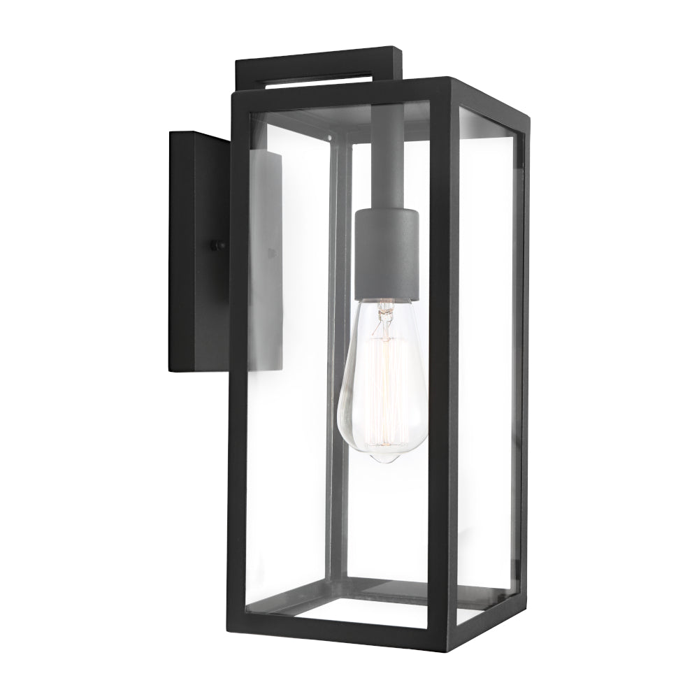 Sedona 1 Light Exterior Wall Light Black