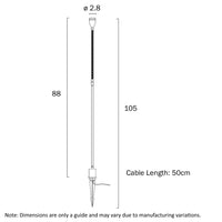 Thumbnail for Seek Black 1W 3000K Spike Garden Light