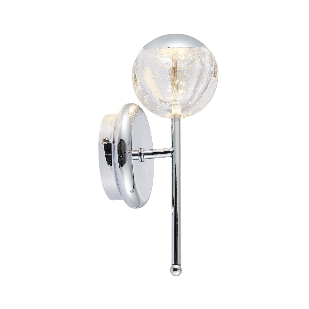 Segovia Gold or Chrome 5W 3000K LED Wall Light