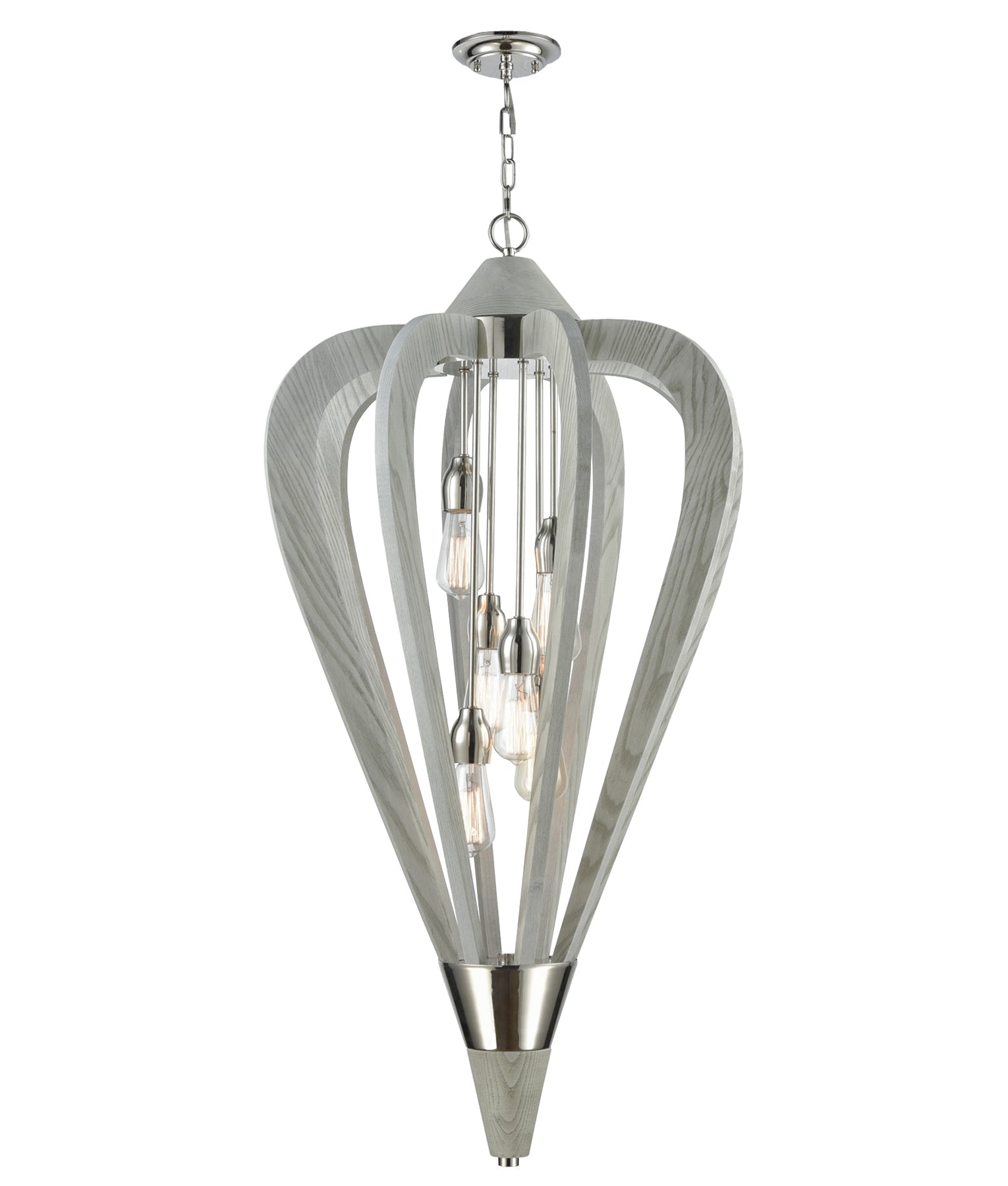 SENORITA: Rustic Large Tuscan Coffee Cherry /Winter Moss Wood Pendant Lights