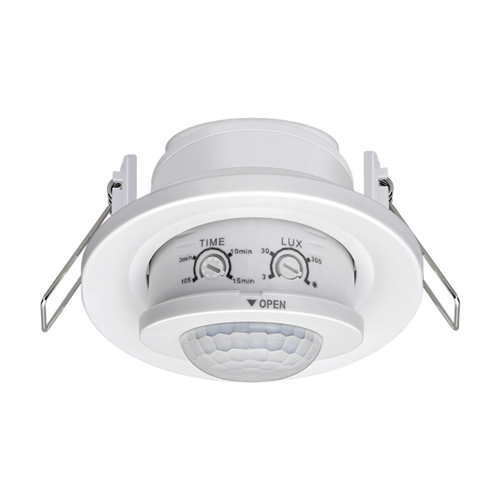 ROUND RECESSED PIR SENSOR 360°