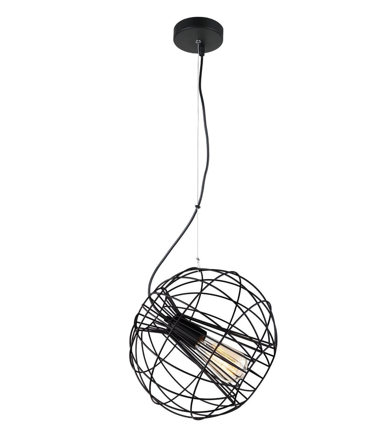 SENTINEL: Modern Minimalist Round Cage Pendant Lights