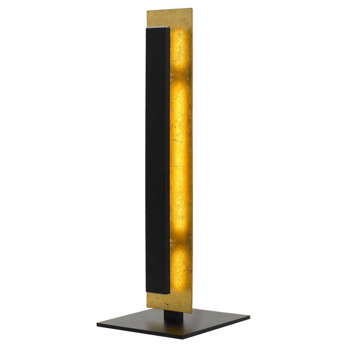 Serano 9 Watt Dimmable LED Table Lamp in Black and Gold